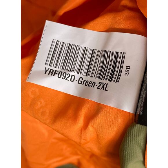 OROLAY Green Zip Front Thickened Down Coat Jacket Women's Plus Size 2XL NWT - Picture 13 of 16